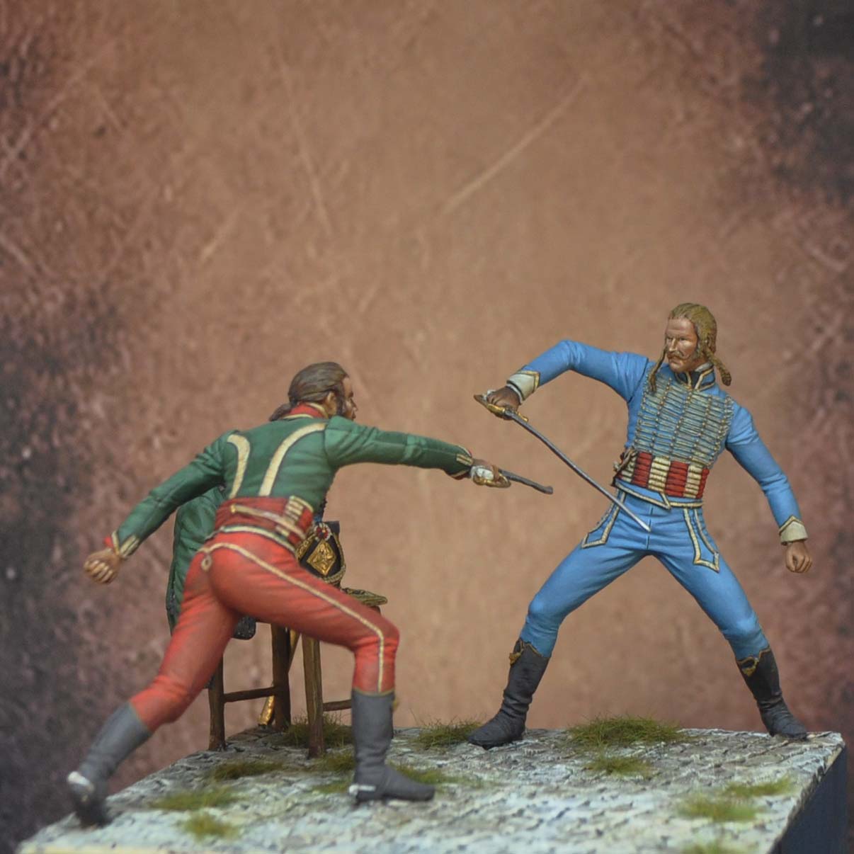 Art Girona 70mm The Duelists figurine deux personnages