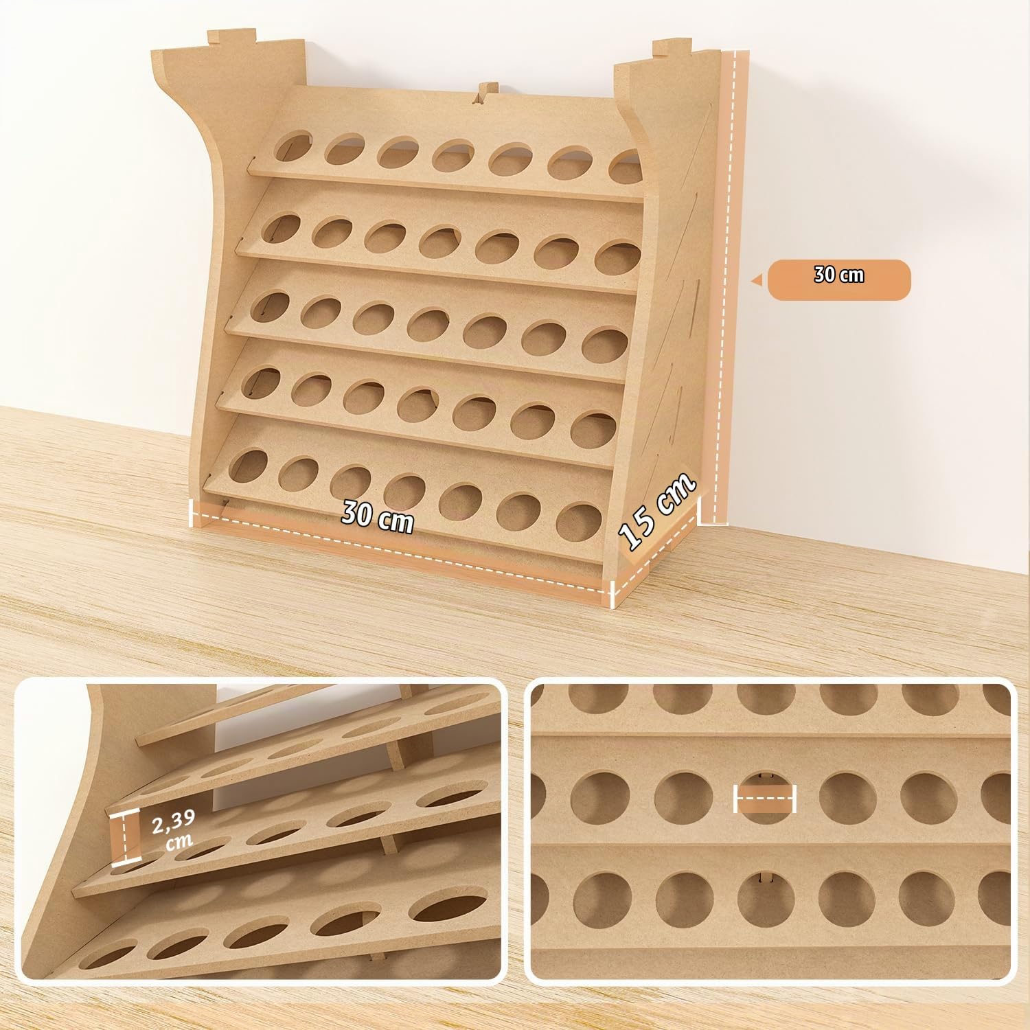 Bucasso Hobby Organizer GK11 support peinture 35 bouteilles