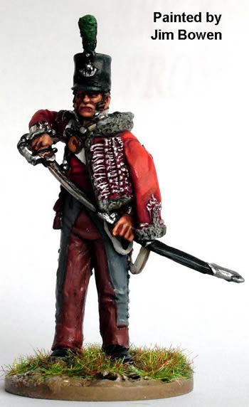 Perry Miniatures 40mm PE53 officier figurine 43rd light