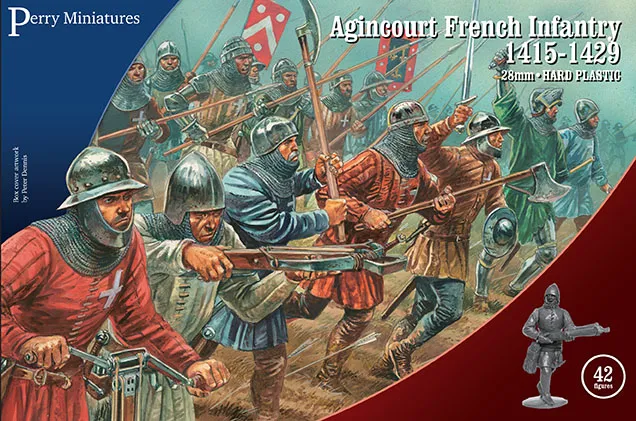 Perry Miniatures AO 50 Infanterie Française Azincourt boîte 42