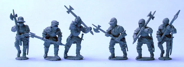 Perry Miniatures War of Roses WR15 figurines Men at Arms attaque