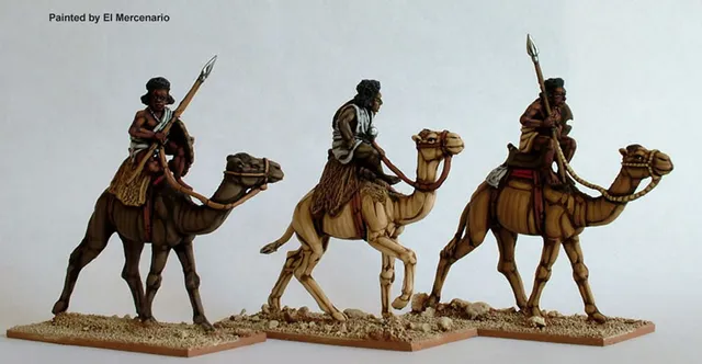 Perry Miniatures Sudan SA13 Beja à dos de chameau figurines