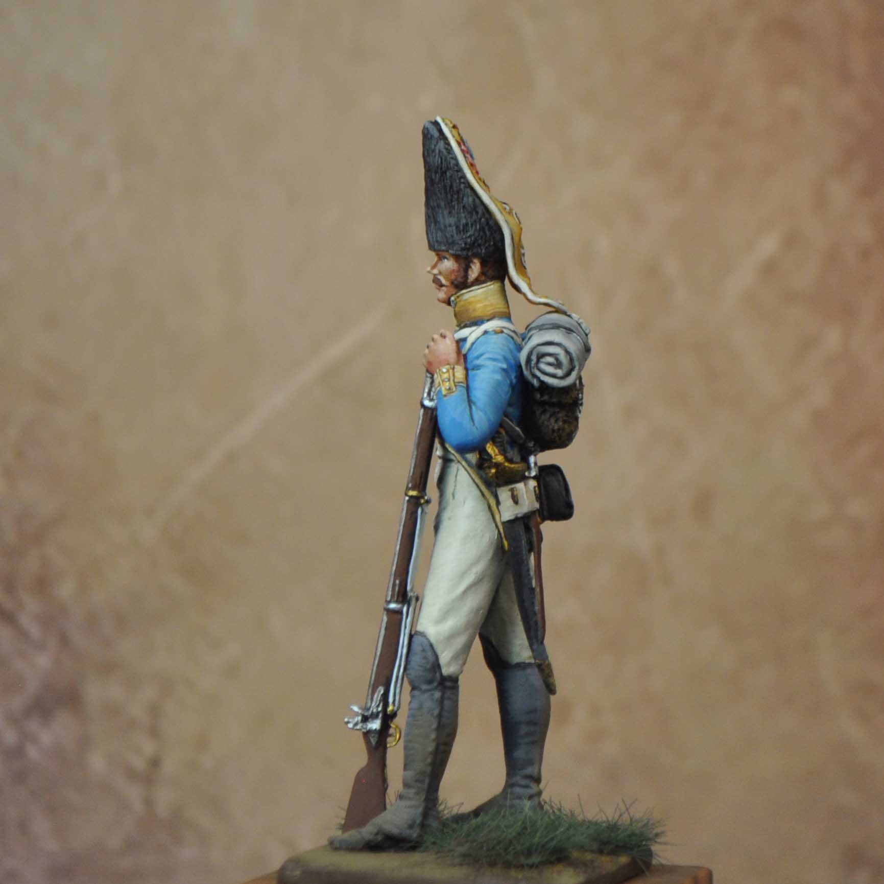 Art Girona Napoleonic Granadero Ultonia 1809 figurine 54mm