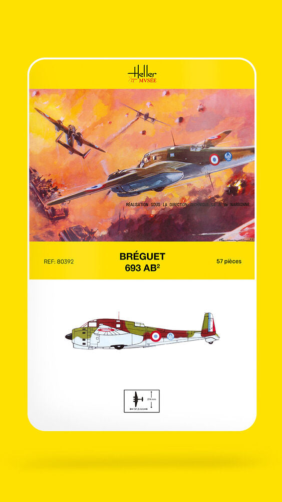 Heller Historical Collection Breguet 693/2 Museum 1/72 avion