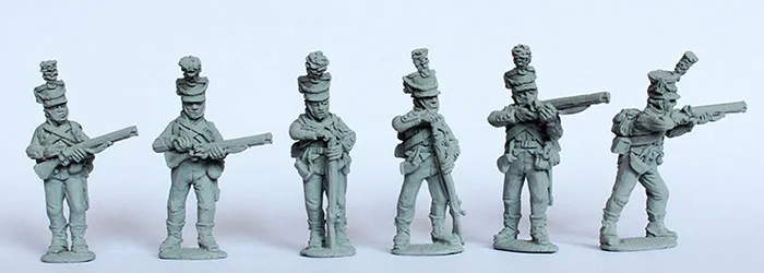Perry Miniatures Napoleonic DAN 38 figurines chasseurs en shako