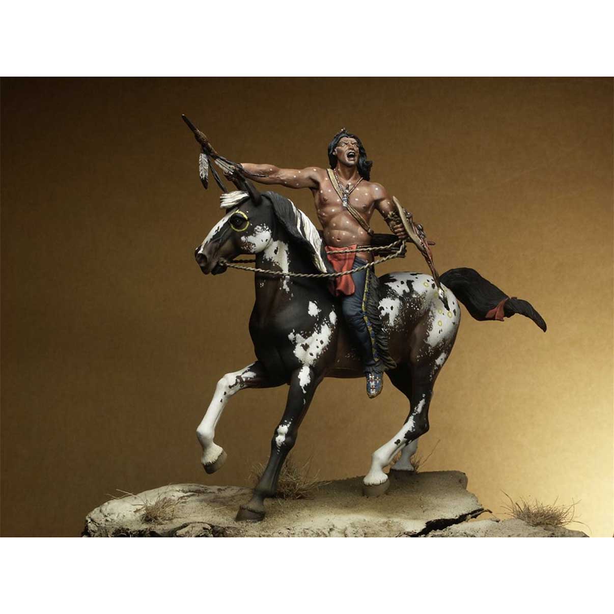 Art Girona Miniatures Tashunka Witko figurine 54 mm Indien