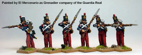 Perry Miniatures Carlist War ISA10 figurines infanterie shako cylindrique