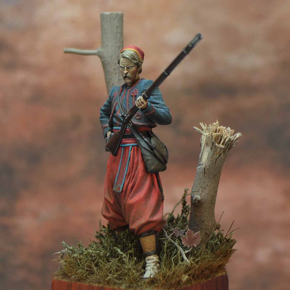 Art Girona International 5th New York Zouaves figurine 54mm
