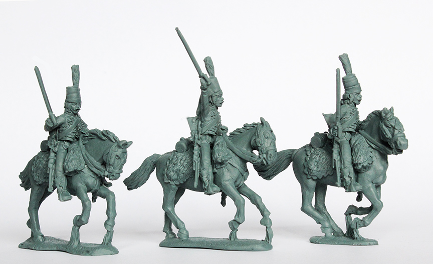 Perry Miniatures REVF 33 chasseurs figurines cheval mirliton