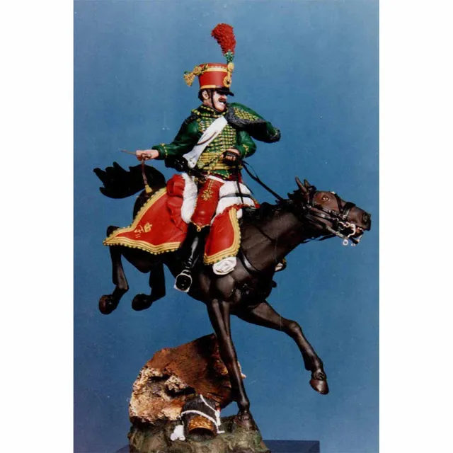 Art Girona Miniatures Mounted Austrian Hussar figurine à peindre