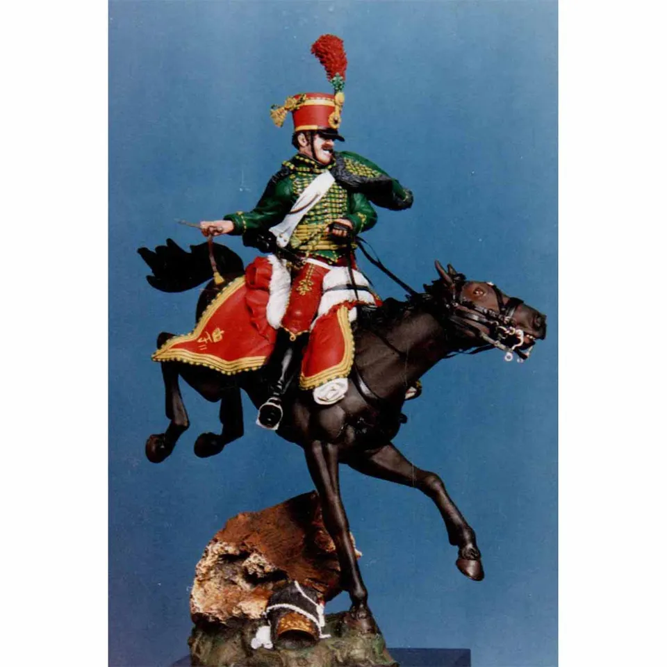 Art Girona Miniatures Mounted Austrian Hussar figurine à peindre