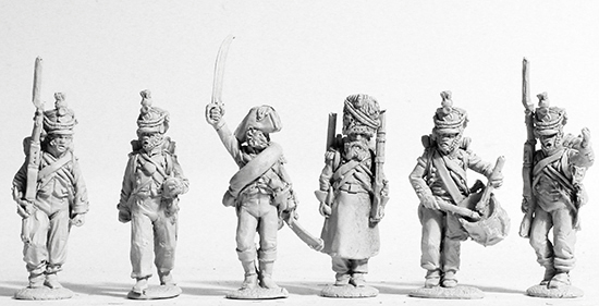 Perry Miniatures Napoleonic NCR 21 Lippe Fusiliers figurines métal