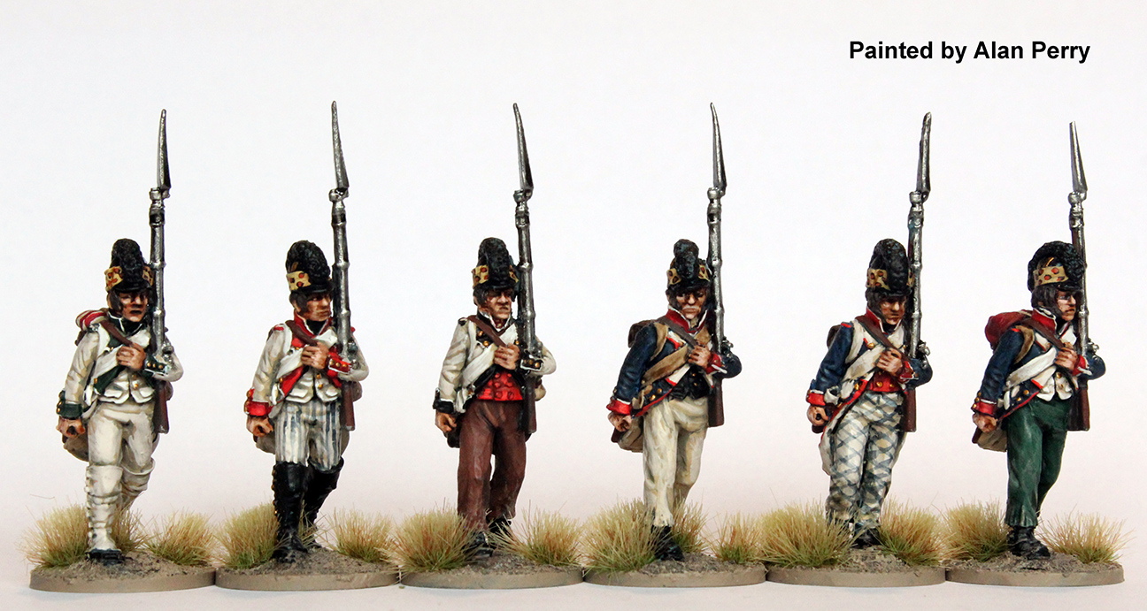 Perry Miniatures Revolutionary REVF5 Fusiliers figurines 28mm