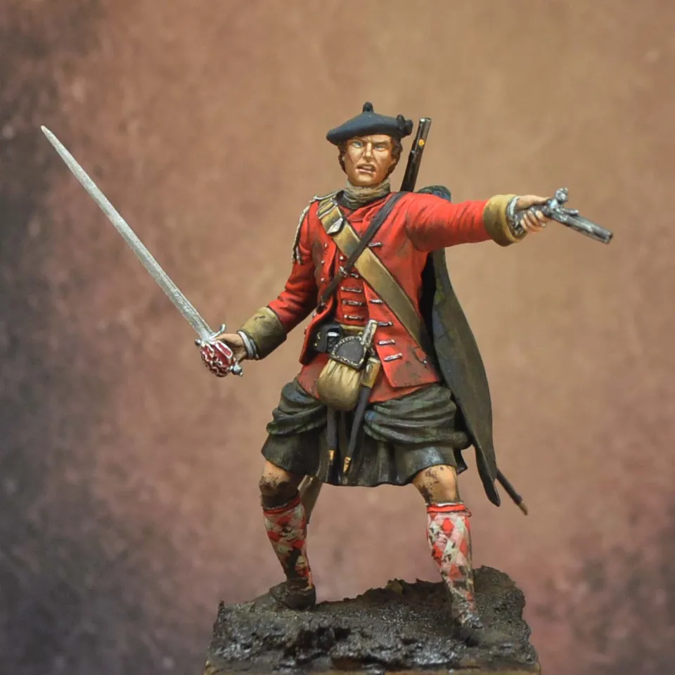Art Girona 70mm 43rd Regiment Corporal 1742 figurine