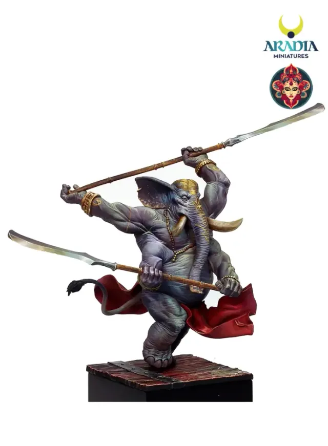 Aradia Minis Kali Yuga Ganesh figurine résine 75mm
