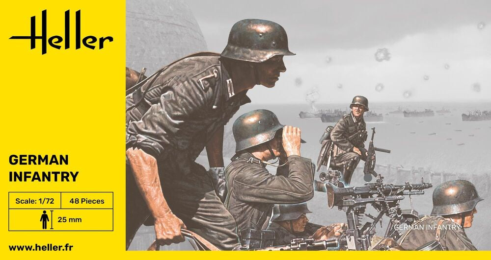 Heller Historical Collection German Infantry 1/72 figurines soldats