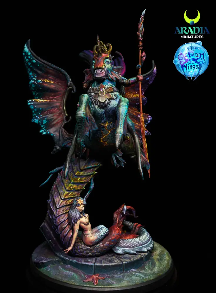 Aradia Ocean Kings The Tides Knight figurine à peindre