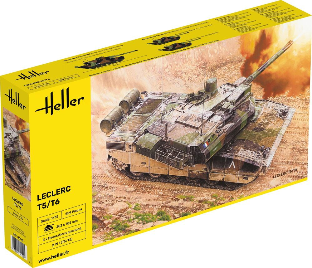 Heller Historical Collection Leclerc T5/T6 maquette char 1/35