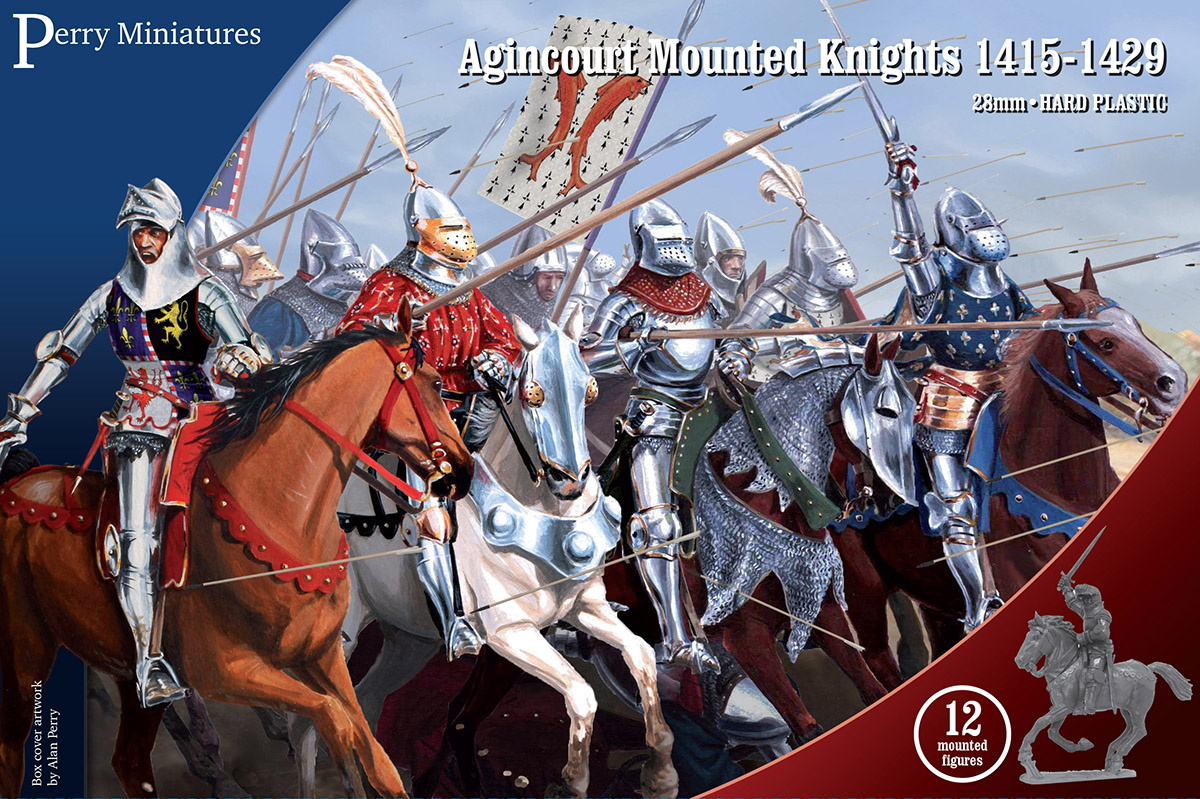 Perry Miniatures AO70 boîte chevaliers montés Agincourt 1415 x12