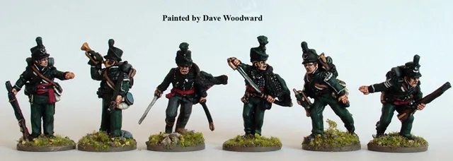 Perry Miniatures BH18 British 95th Rifles commandement figurines
