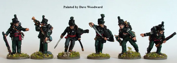Perry Miniatures BH18 British 95th Rifles commandement figurines