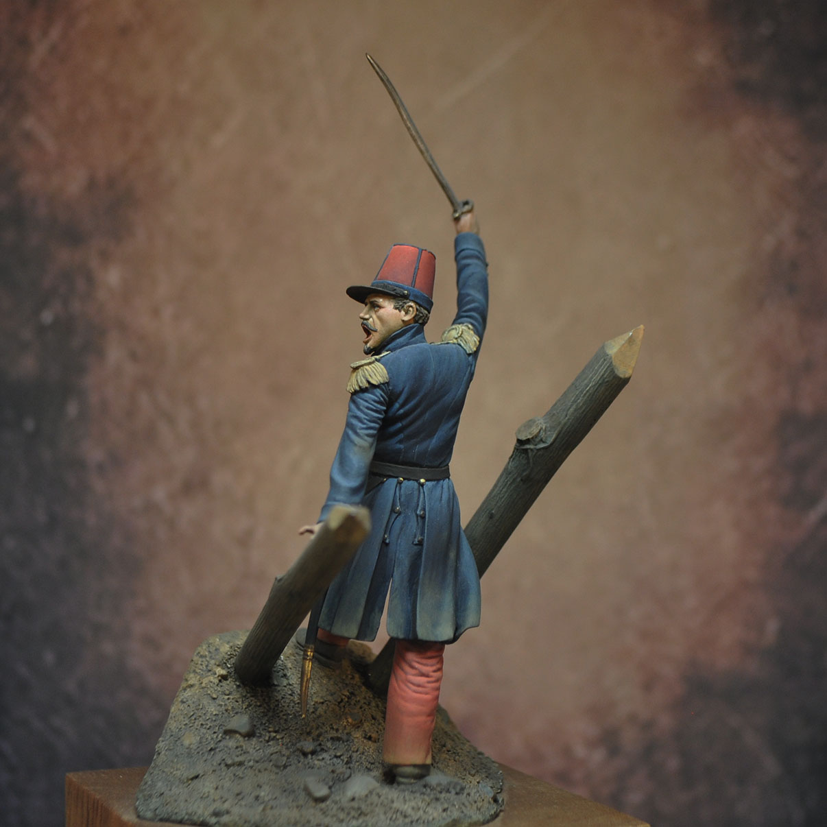 ART GIRONA 70mm Officier Légion Étrangère Juin 1837 figurine 70mm