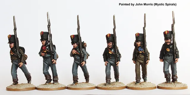 Perry Miniatures Napoleonic SPA4 fusiliers figurines métal
