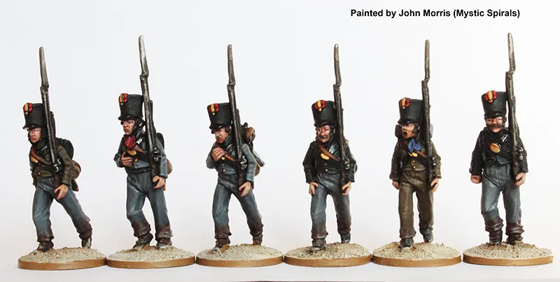 Perry Miniatures Napoleonic SPA4 fusiliers figurines métal