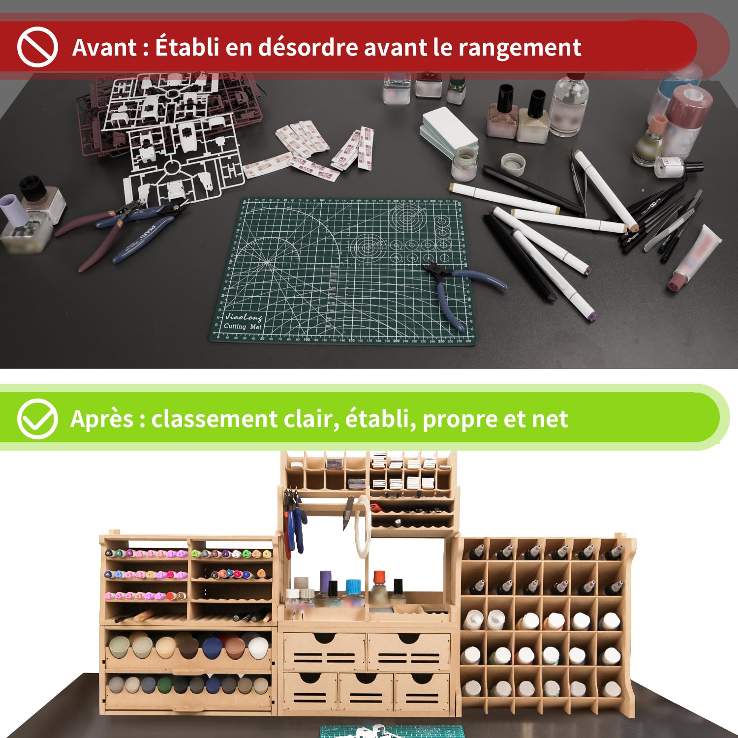 Bucasso GK RS organisateur maquette MDF grand