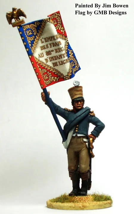 Perry Miniatures 40mm PE42 porte-aigle en surtout figurine