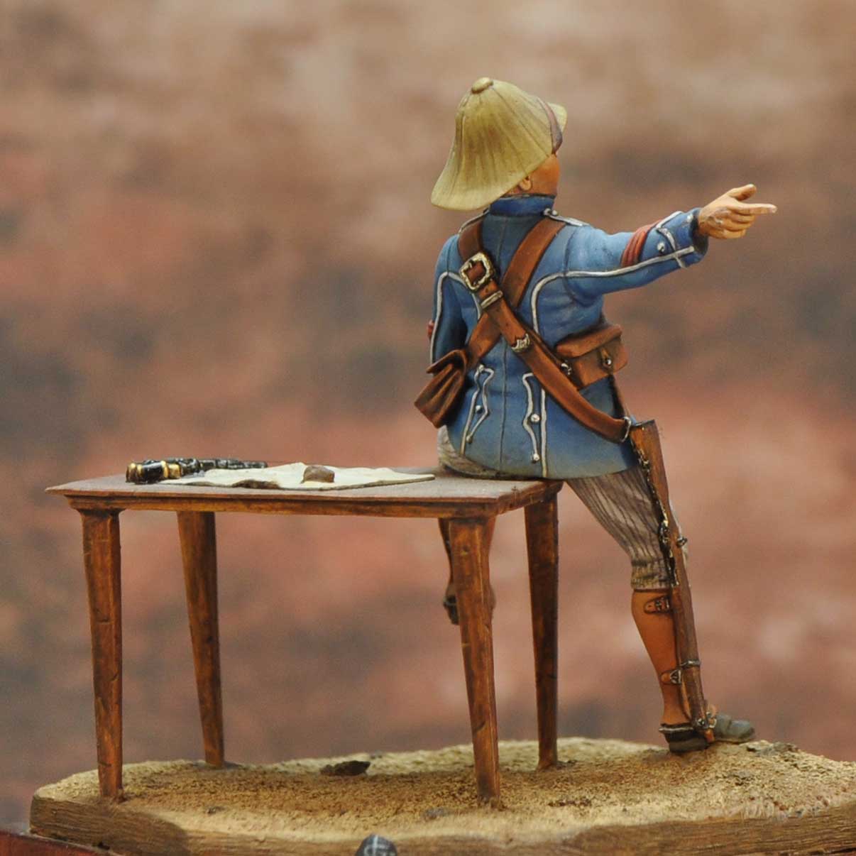 Art Girona Spanish Serie Cabo cazadores Africa 1909 figurine