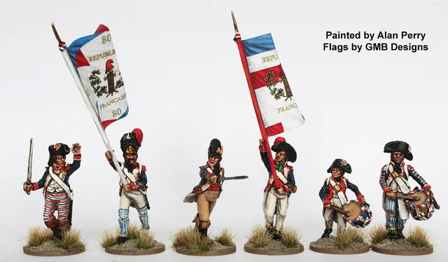 Perry Miniatures Révolution REVF 2 Commandement figurines 28mm
