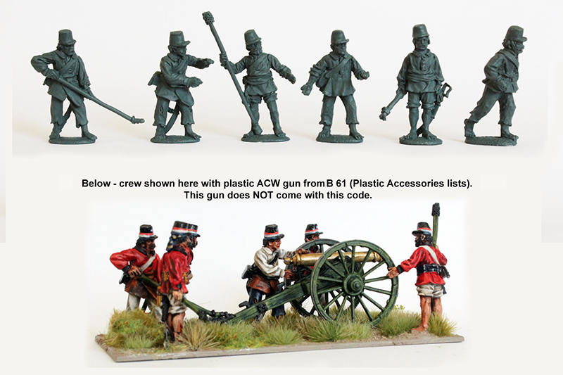 Perry Miniatures Triple Alliance TA 46 artillerie paraguayenne