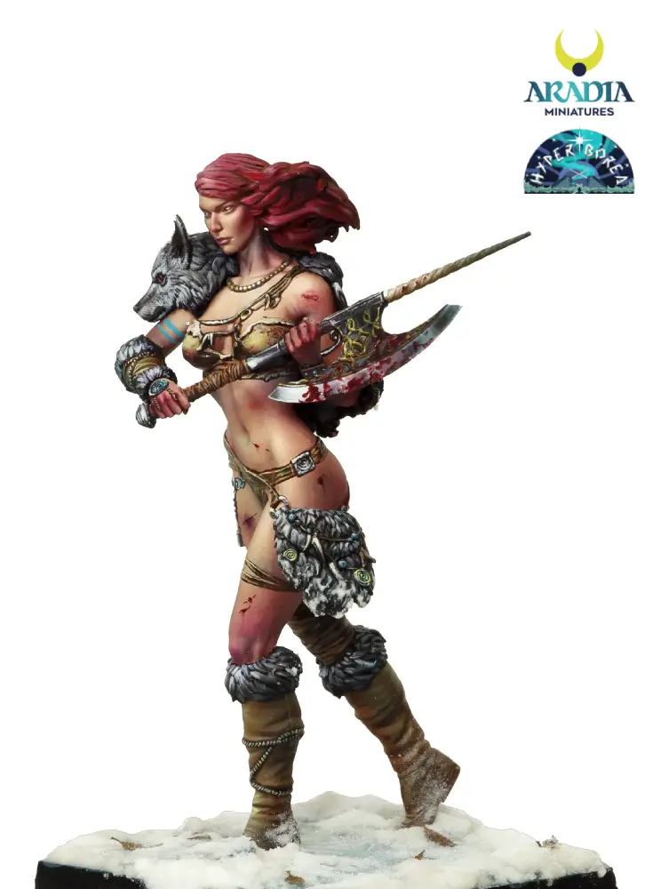 Aradia Minis Hyperborea Anja figurine résine 32 mm