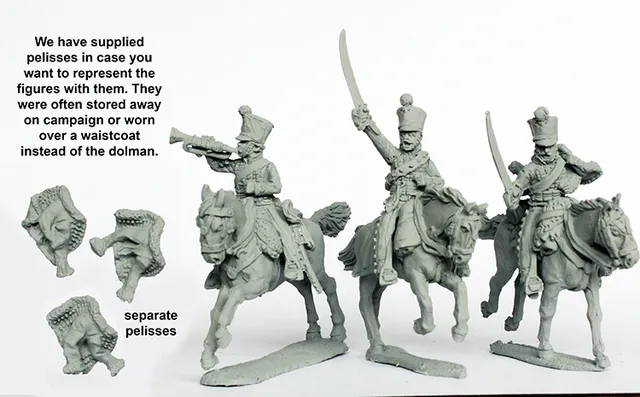 Perry Miniatures Napoléonien FN 196 figurines hussards galop