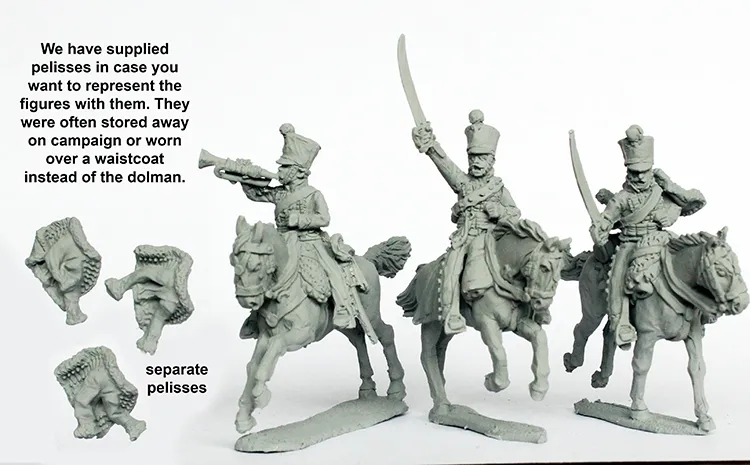 Perry Miniatures Napoléonien FN 196 figurines hussards galop