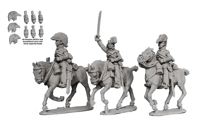 Perry Miniatures Napoleonic BH 160 dragons lourds KGL figurines métal