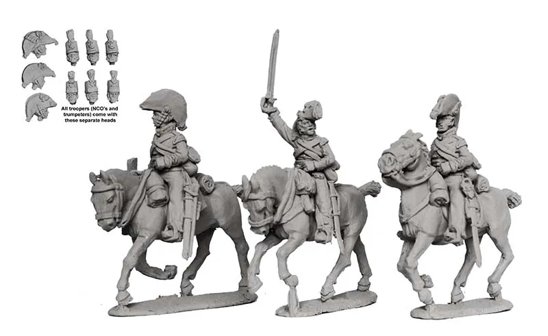 Perry Miniatures Napoleonic BH 160 dragons lourds KGL figurines métal