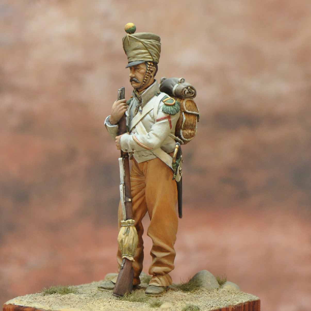 ART GIRONA Napoleonic Sergeant Voltigeurs figurine 1811