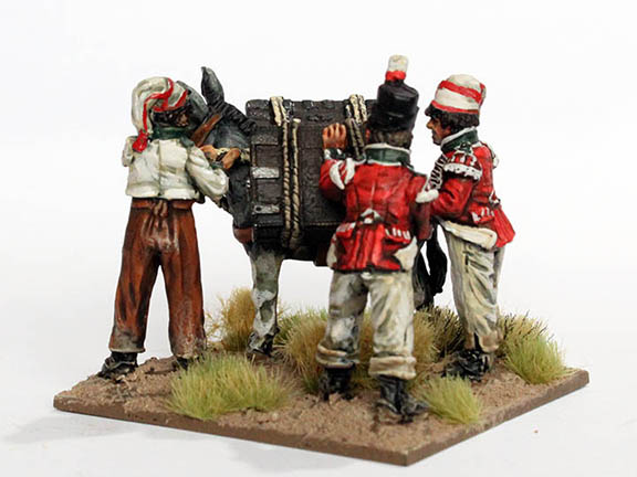 Perry Miniatures Napoleonic BH 146 figurines camp mulet peninsule