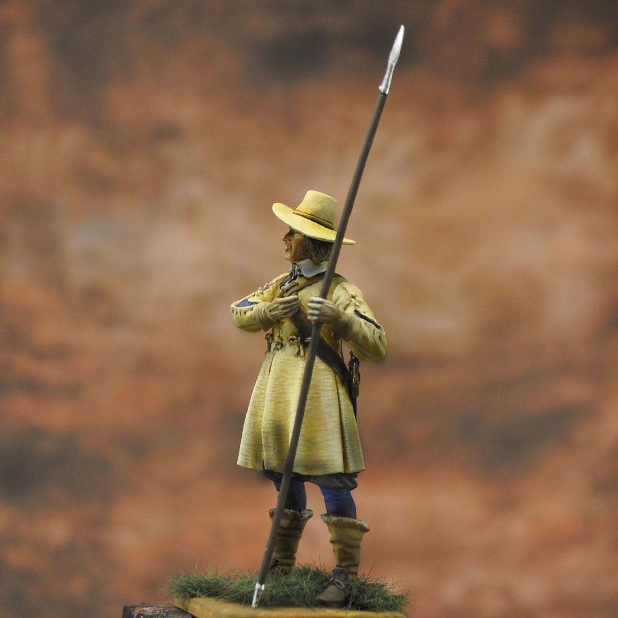 ART GIRONA General Serie Piquier Régiment Bleu figurine 54mm