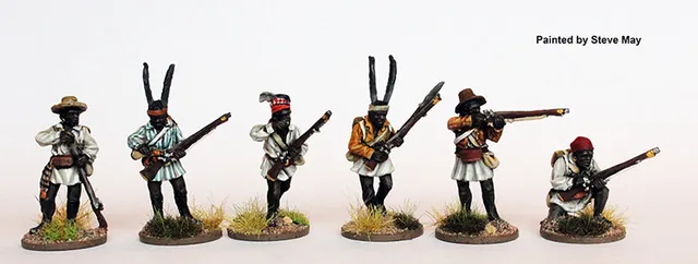 Perry Miniatures Cape Frontier Wars CFB 18 figurines Fingoes métal