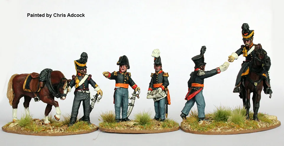 Perry Miniatures Napoleonic DB2 figurines état-major hollandais