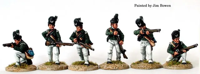 Perry Guerre Indépendance AW26 Queen's Rangers tirailleurs métal