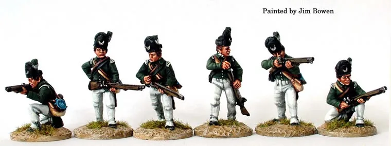 Perry Guerre Indépendance AW26 Queen's Rangers tirailleurs métal