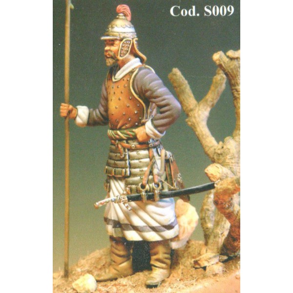 ART GIRONA Miniatures Timurid 1400 figurine 54mm porte-étendard