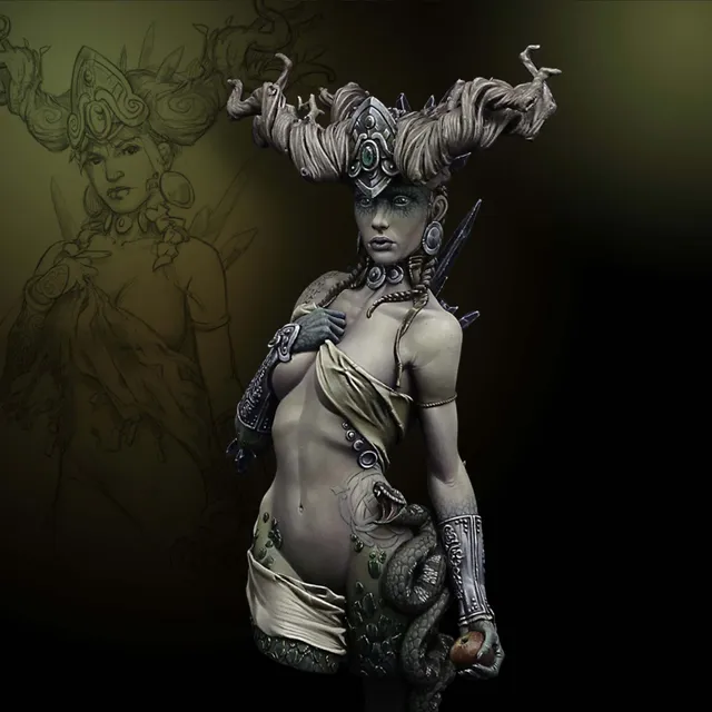 Art Girona Miniatures Earth Element figurine fantasy résine 70mm