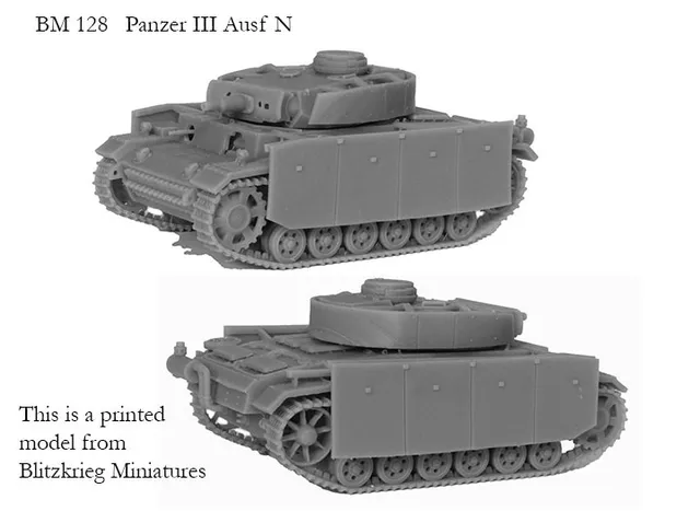 Perry Miniatures World War 2 BM 128 maquette Panzer III Ausf N