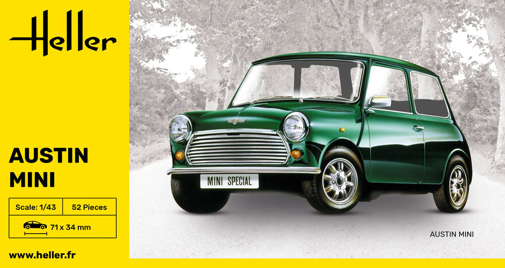 Heller 9.99 Mini 1/43 maquette voiture britannique