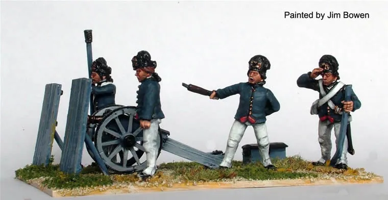 Perry Miniatures AW113 Artillerie figurines 28mm canon 3 pdr